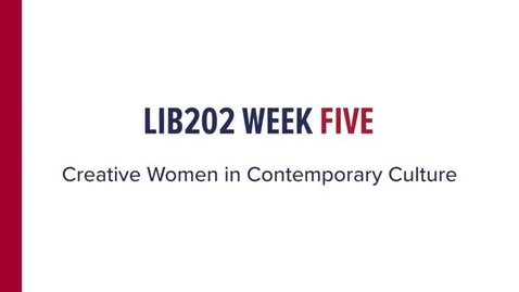Thumbnail for LIB202 WEEK FIVE