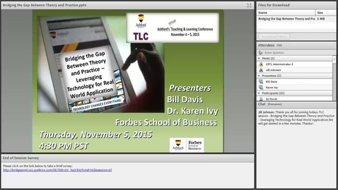 Thumbnail for Bridging the Gap Between Theory and Practice - Leveraging Technology for Real World Application
