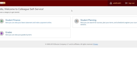 Thumbnail for Student Planning My Progress