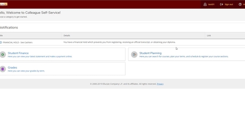 Thumbnail for Student Planning - Advisor Review and Approval to Register for Classes