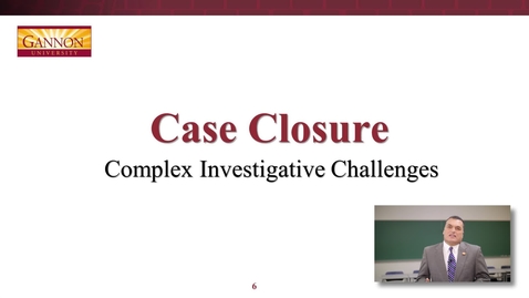 Thumbnail for MOOC Week 7 Part 2: Complex Investigative Challenges