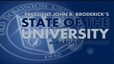Thumbnail for entry State of The University Address 2016