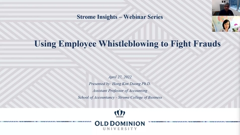 Thumbnail for entry Employee Whistleblowing webinar recording