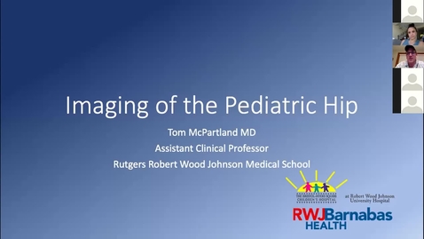 Thumbnail for Imaging of the Pediatric Hip