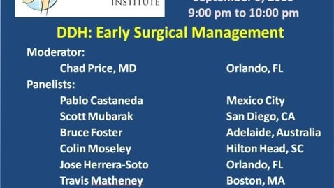 Thumbnail for DDH: Early Surgical Management