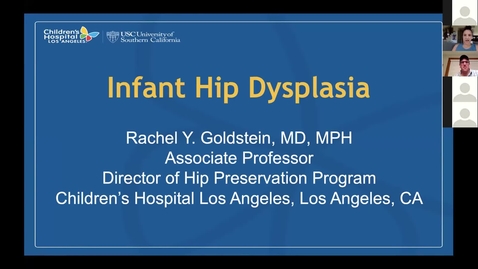 Thumbnail for entry Infant Hip Dysplasia