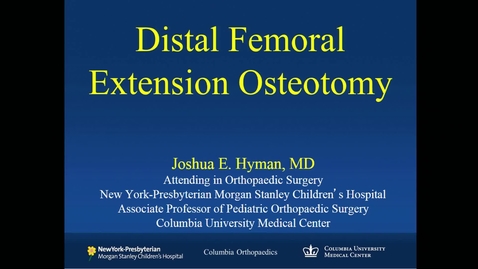 Thumbnail for entry Distal Femoral Extension Osteotomy