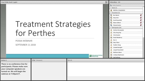 Thumbnail for Treatment Strategies for Perthes