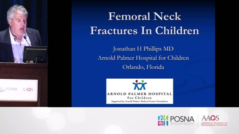 Thumbnail for Femoral Neck Fractures in Children