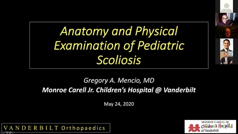 Thumbnail for entry Anatomy and Physical Examination of Pediatric Scoliosis