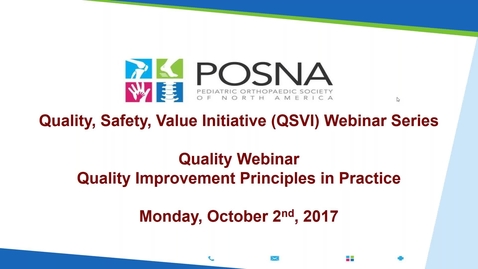 Thumbnail for entry QSVI Webinar: Quality Improvement Principles in Practice