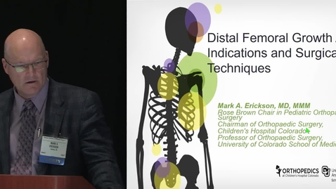 Thumbnail for entry Distal Femoral Growth Arrest: Indications and Surgical Techniques