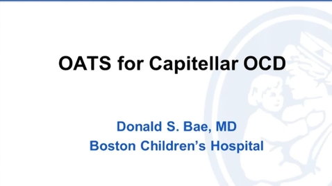 Thumbnail for OATS for Capitellar OCD
