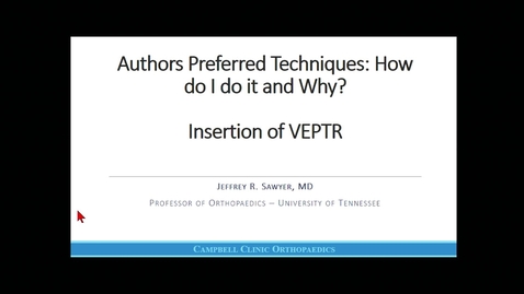 Thumbnail for Insertion of VEPTR