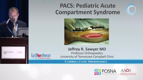 Thumbnail for entry Pediatric Acute Compartment Syndrome