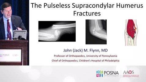 Thumbnail for entry The Pulseless Supracondylar Humerus Fracture