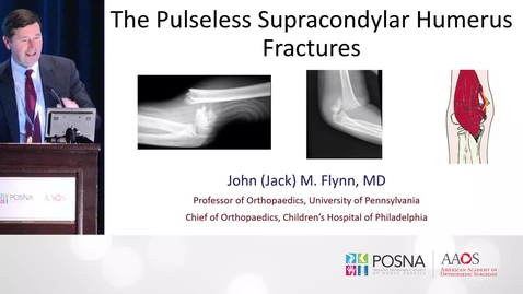 Thumbnail for The Pulseless Supracondylar Humerus Fracture