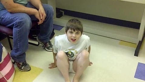Thumbnail for Video 2 of 2 -  Gower sign in a boy with Duchenne Muscular Dystrophy