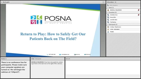 Thumbnail for Return to Play: How to Safely Get Our Patients Back on The Field?