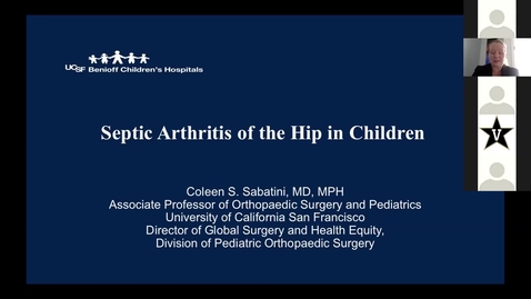 Thumbnail for entry Septic Arthritis of the Hip in Children