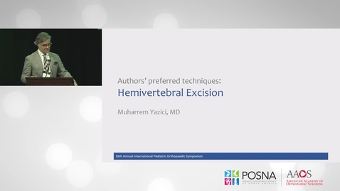Thumbnail for Hemivertebral Excision