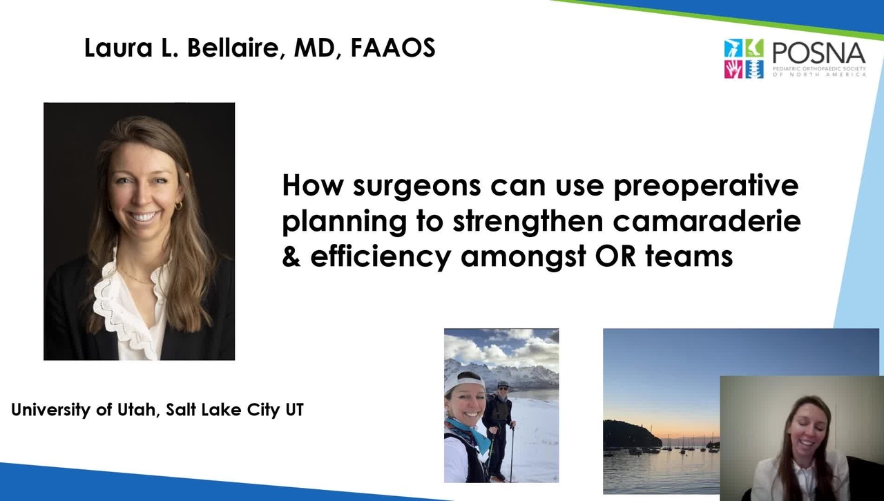 3. Planning for Your Anticipated Needs and wants in the OR: How Surgeons Can Use Preoperative Planning to Strengthen Camaraderie and Efficiency Amongst OR Teams - Looking Beyond Individual Patient Outcomes: Considering The Environmental Impact Of Our Clinical And Surgical Decisions 