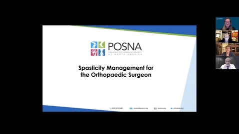 Thumbnail for entry Spasticity Management for the Pediatric Orthopaedic Surgeon