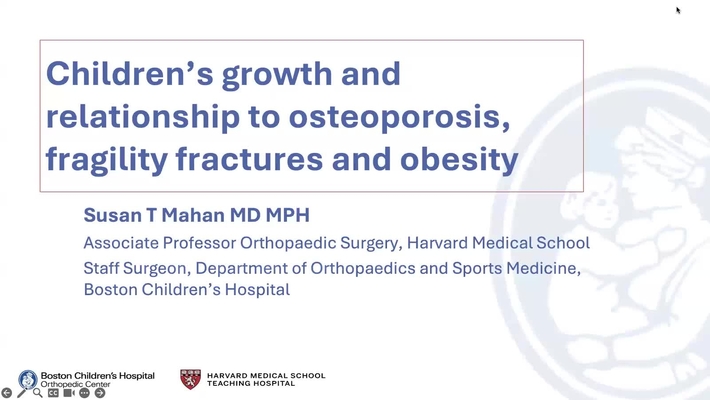 2. Children's Growth and Relationship to Osteoporosis Fragility Fractures and Obesity