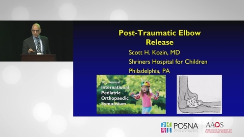 Thumbnail for entry Post-traumatic Elbow Contracture Release