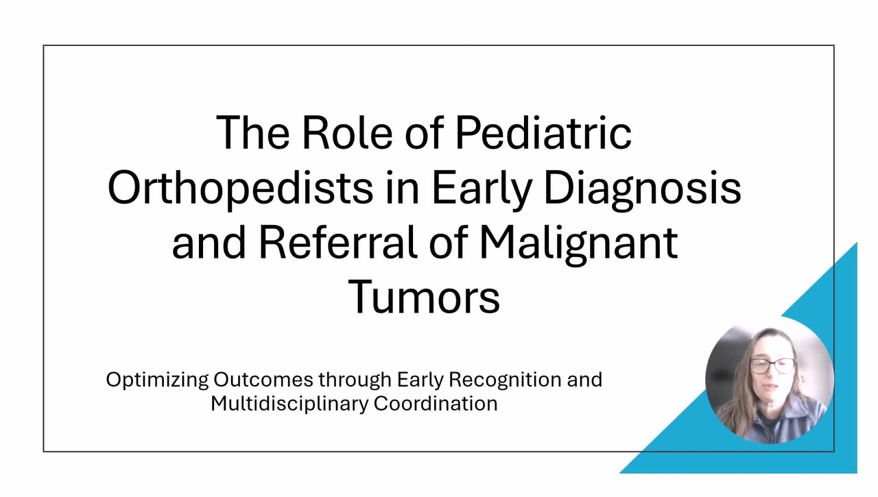 Part 2:1 -  Malignant Bone Tumors - Resection and Reconstruction Strategies