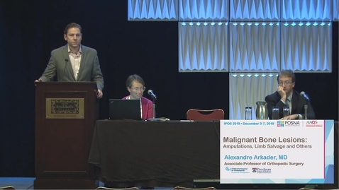 Thumbnail for Malignant Bone Lesions - Amputations, Limb Salvage and Others