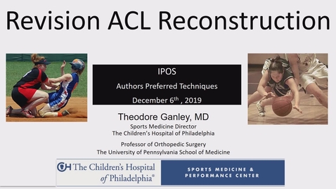 Thumbnail for entry Revision ACL Reconstruction