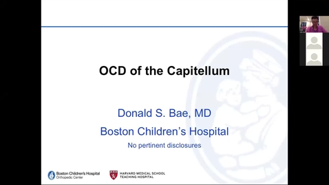 Thumbnail for OCD of the Capitellum