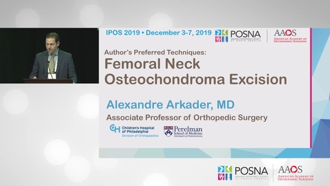 Thumbnail for Femoral Neck Osteochondroma Excision