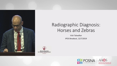 Thumbnail for entry Bone Lesion Radiographic Diagnosis: Horses and Zebras