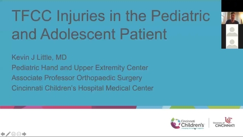 Thumbnail for entry TFCC Injuries in the Pediatric and Adolescent Patient