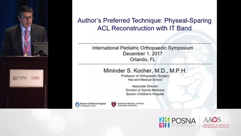 Thumbnail for entry Physeal Sparing ACL