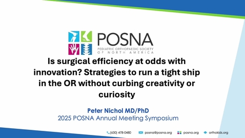 Thumbnail for 5. Is a Focus on Surgical Efficiency at Odds with Innovation? Strategies to Run a Tight Ship in the OR without Curbing Creativity or Curiosity - Looking Beyond Individual Patient Outcomes: Considering The Environmental Impact Of Our Clinical And Surgical Decisions