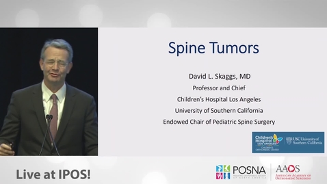 Thumbnail for entry Spine Tumors