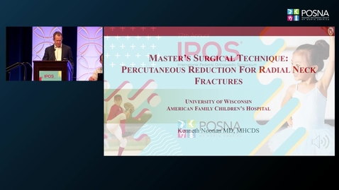 Thumbnail for IPOS® 2021: Radial Neck Fractures - How to Fix?