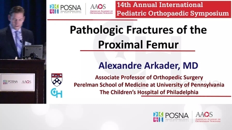 Thumbnail for entry Pathologic Fractures of the Proximal Femur