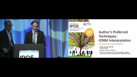 Thumbnail for IPOS® 2024: IONM Interpretation