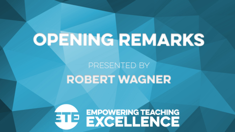 Thumbnail for Welcoming Remarks