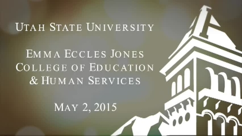 Thumbnail for entry 2015 College of Education &amp; Human Services Commencement