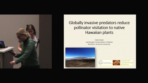 Thumbnail for entry Spring 2020 – Ecology Seminar Series – Dr. Clare Aslan – &quot;Pollinator Visitation to Native Hawaiian Plants&quot;