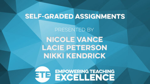 Thumbnail for Self-Graded Assignments