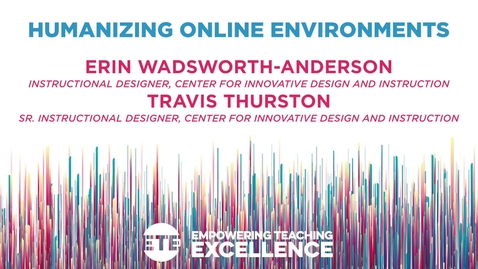 Thumbnail for Humanizing Online Environments