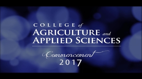 Thumbnail for entry 2017 CAAS Commencement