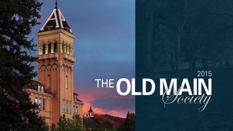 Thumbnail for entry Alumni Old Main Society Dinner 2015