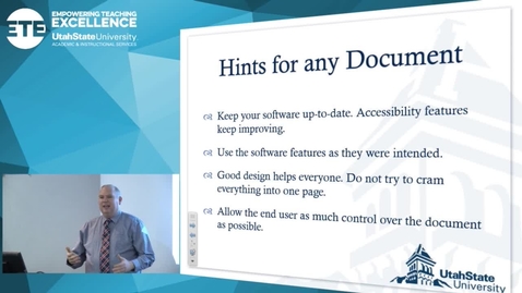 Thumbnail for David Pruden &quot; Avoiding PDF&quot;